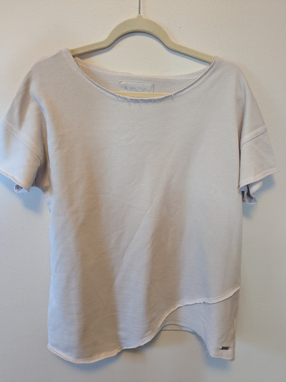 Marc New York Short-Sleeve Tee in Light Blush